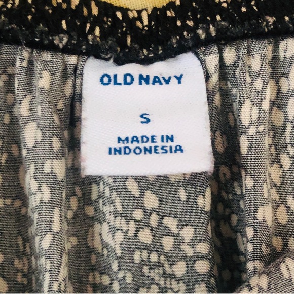 Old Navy Summer Printed Dress with adjustable straps & pockets . Black n Tan - Picture 7 of 7
